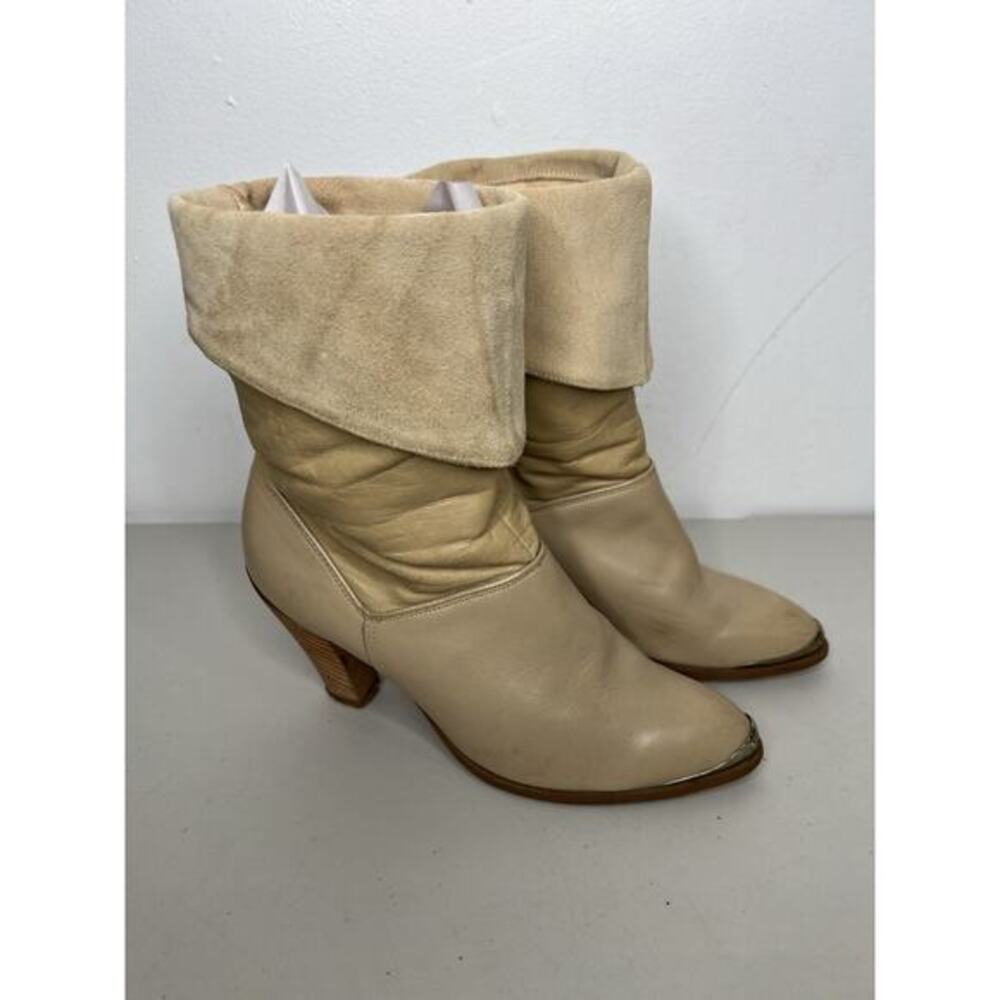 Vintage Dingo Boots Tan Boho Festival Western 8261 Women’s Size 7